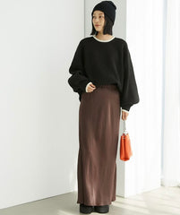 [11.11優惠]撞色燈籠䄂針織上衣/另外4色