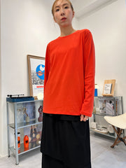 長身T-shirt/橙紅 (Copy)