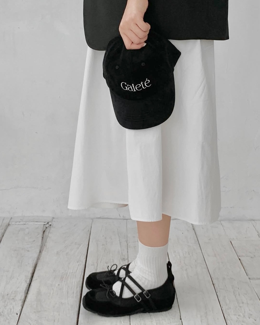 (預購)併布Sporty Mary Jane/黑