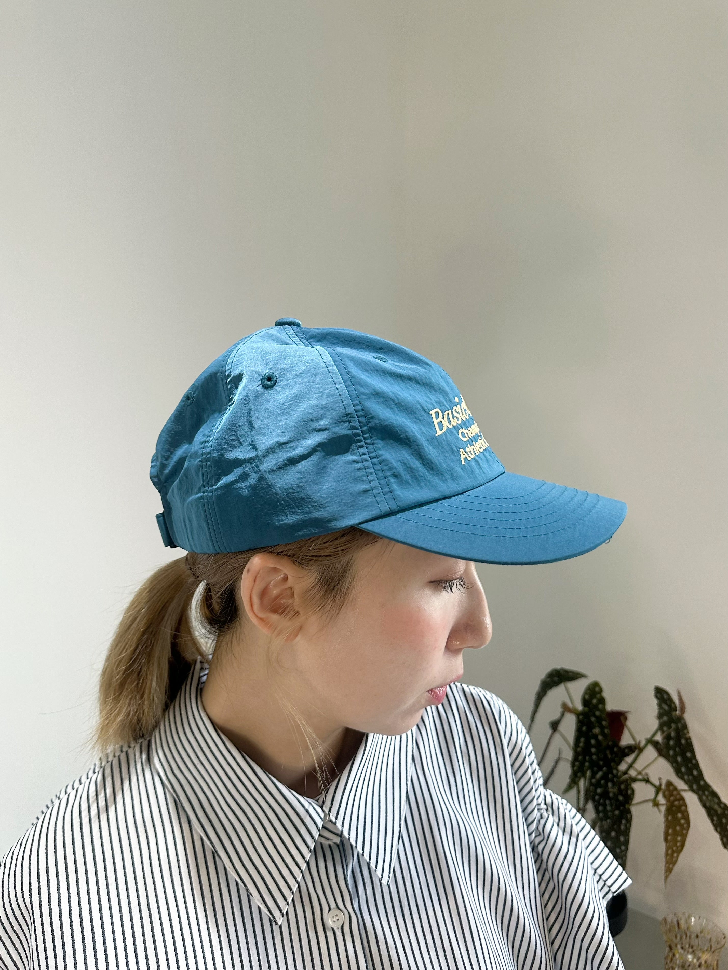 Basic繡字帽/藍