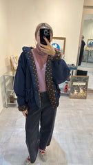 靚色企領T-shirt/霧粉紅