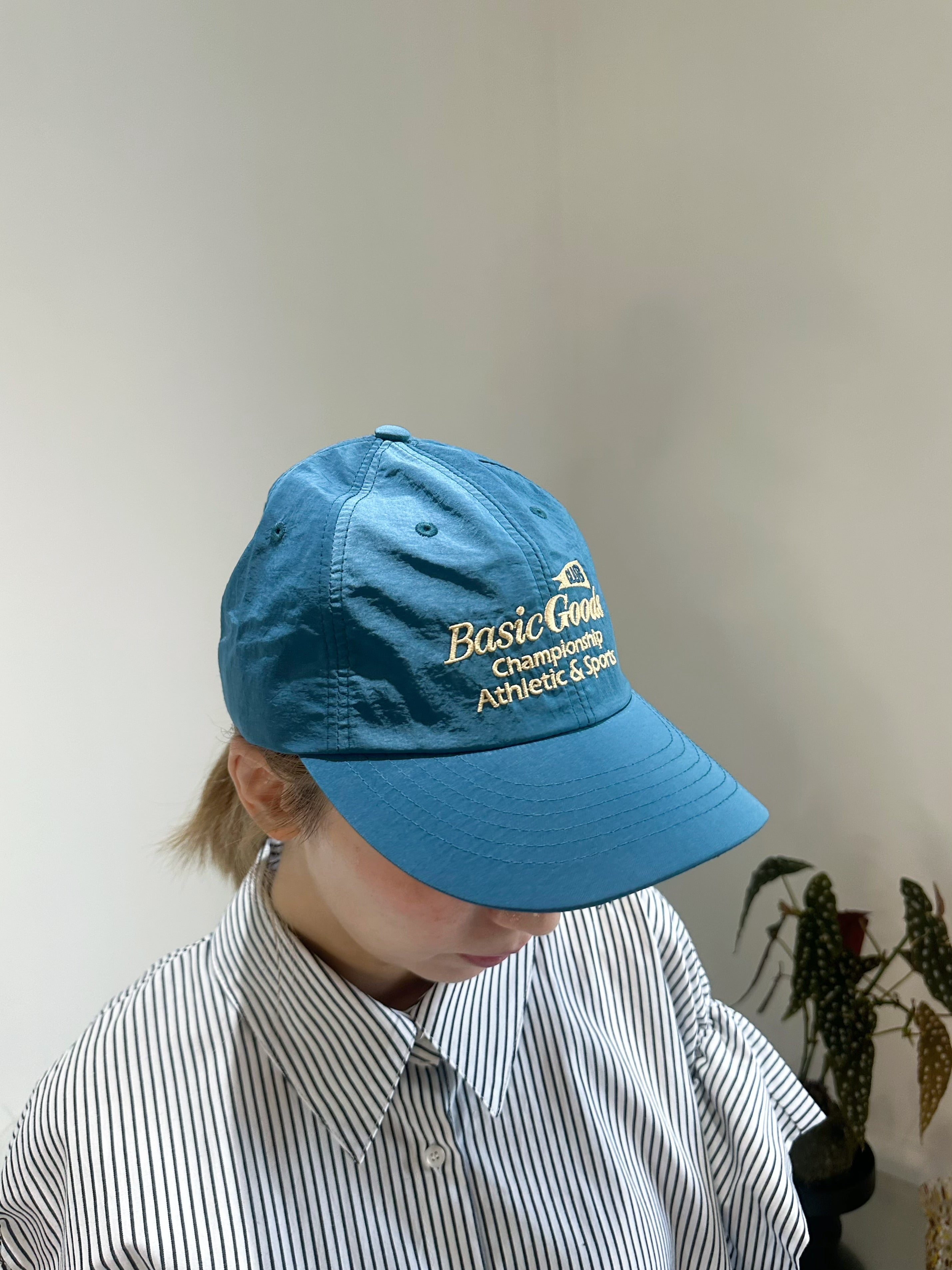 Basic繡字帽/藍