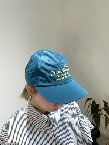 Basic繡字帽/藍