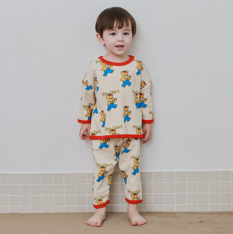 Sugar Loose Fit Set Choco Pie Bear 310