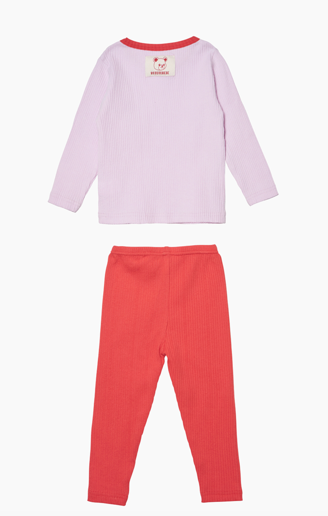 [睡衣兩件套]Honey Solid Set Purple