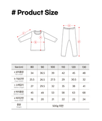 [睡衣兩件套]Honey Solid Set Mint