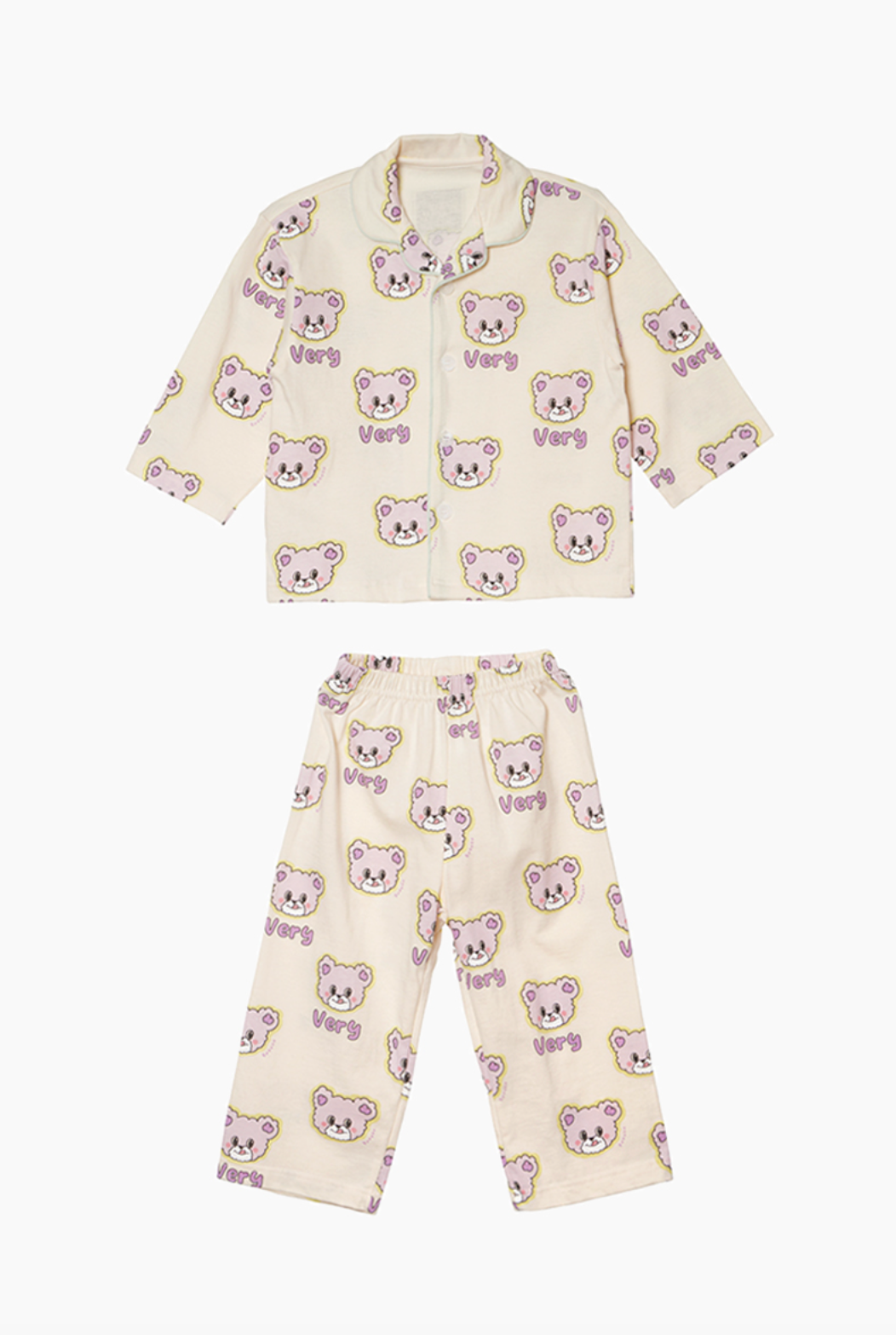 [睡衣兩件套]Honey Pajama Purple Very