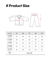 [睡衣兩件套]Honey Pajama Heart Bear