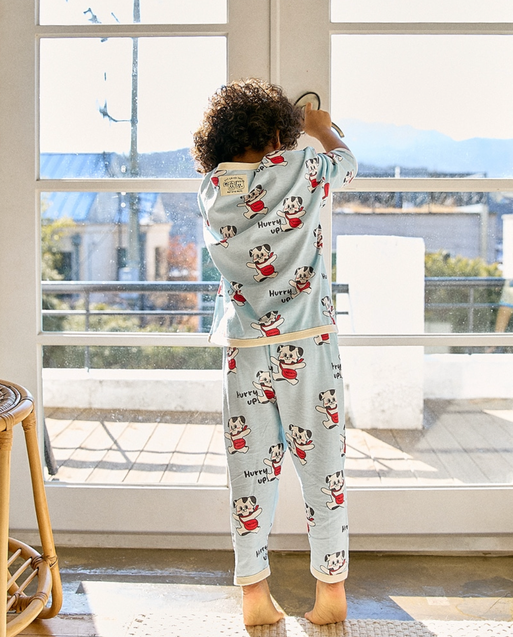 [睡衣兩件套]Honey Loose Fit Set Hurry Up Tanee