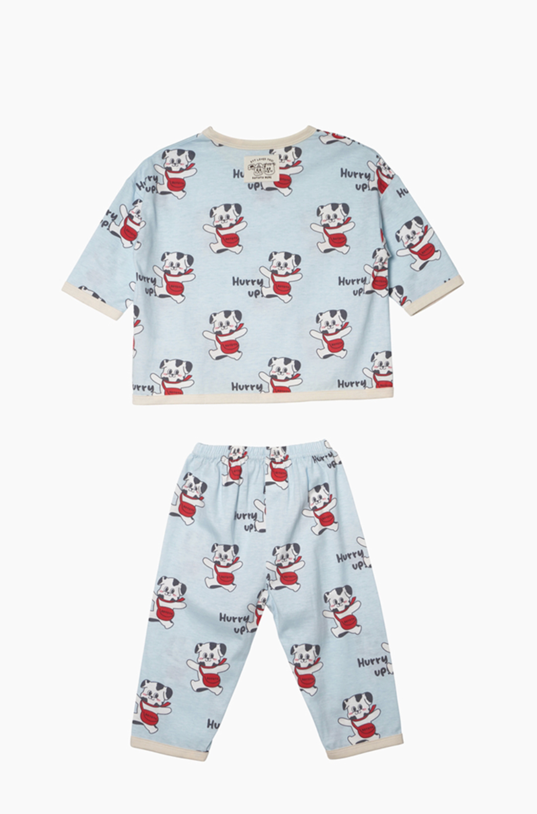 [睡衣兩件套]Honey Loose Fit Set Hurry Up Tanee