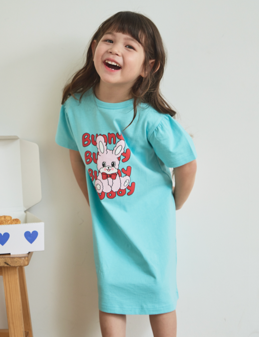 [連身裙] Shine Basic Dress Blue