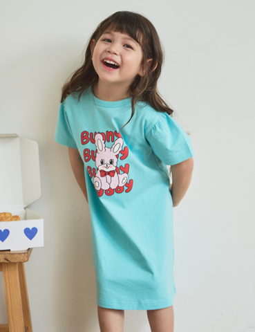 [連身裙] Shine Basic Dress Blue