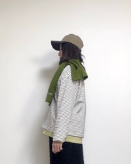 麻花冷頸巾/青綠