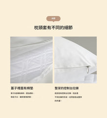 (淨色)無塵夾棉枕袋/13色