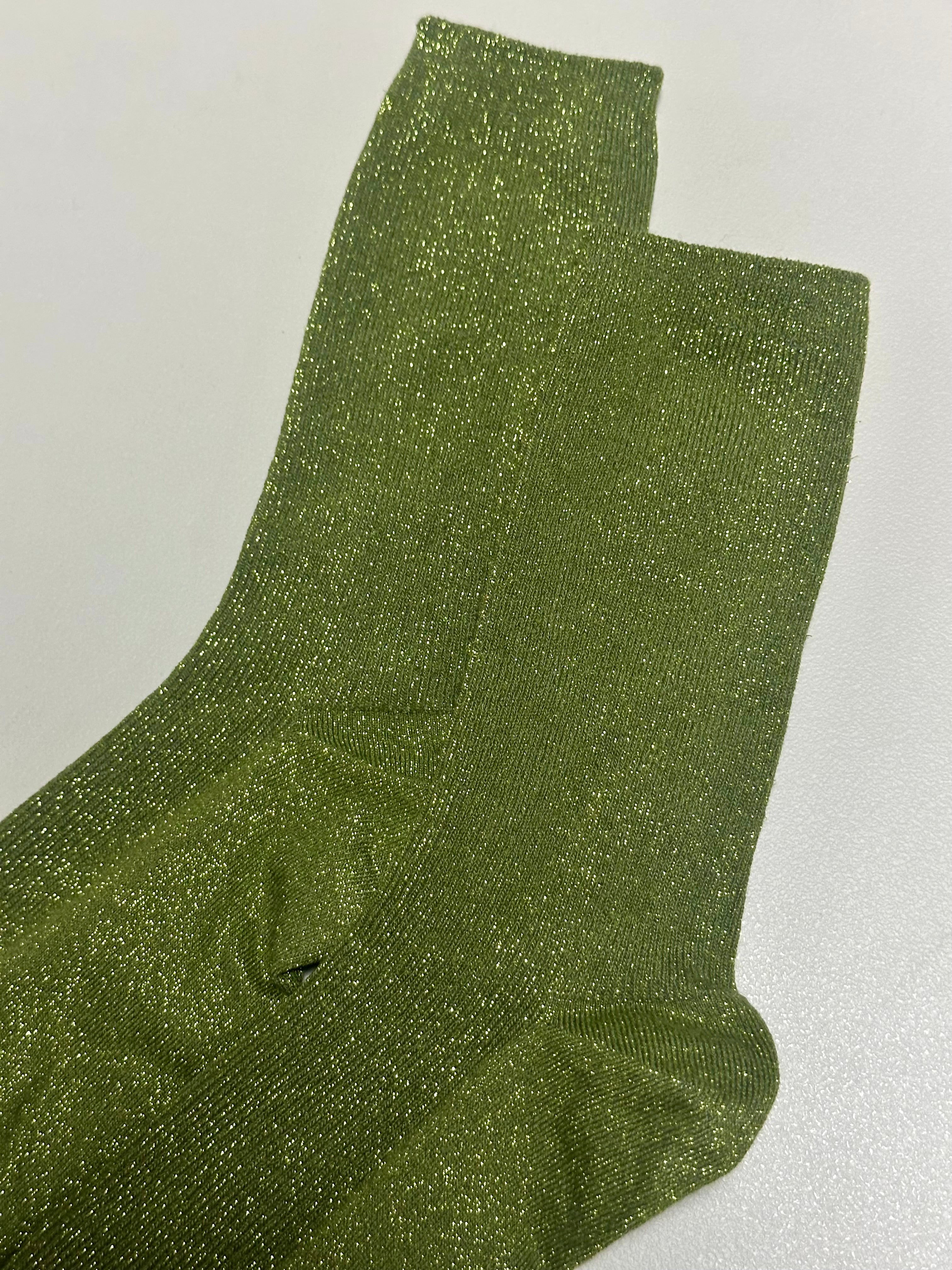 高質閃襪/綠