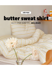 Premium防過敏雲朵被/條子-4色