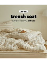 Premium防過敏雲朵被/條子-4色