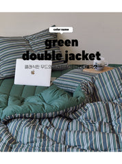 Premium防過敏雲朵被/條子-4色