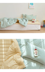 KIDS(綑邊撞色)無塵雲朵被/8色