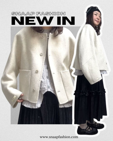 (預購)升級版Handmade Wool Jacket/灰白