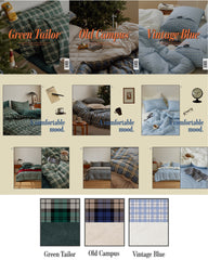 ☃ 秋冬Norton Classic雙面<一面絨毛一面格仔>抗菌玉米棉被-3色