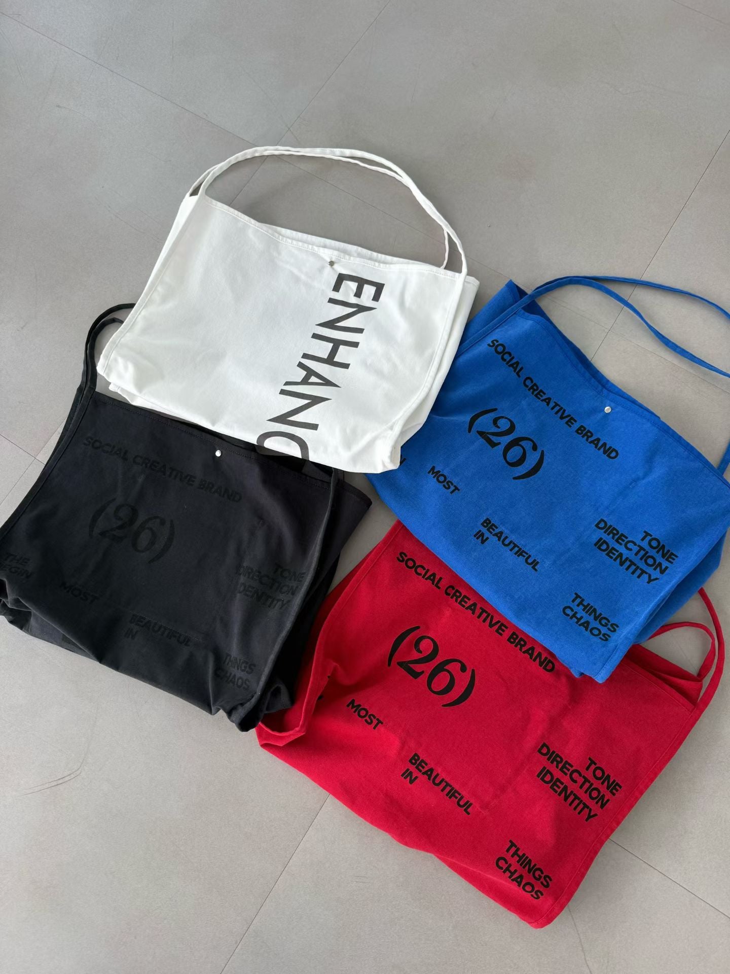 有型shopping bag/藍