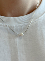 (訂貨：15工作天)大小珍珠頸鏈