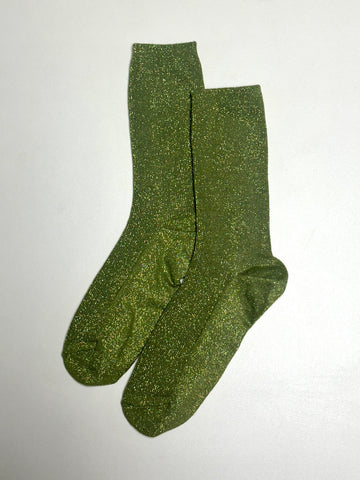 高質閃襪/綠