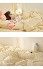 KIDS(綑邊撞色)無塵雲朵被/8色