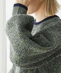 [11.11優惠]撞色燈籠䄂針織上衣/另外4色