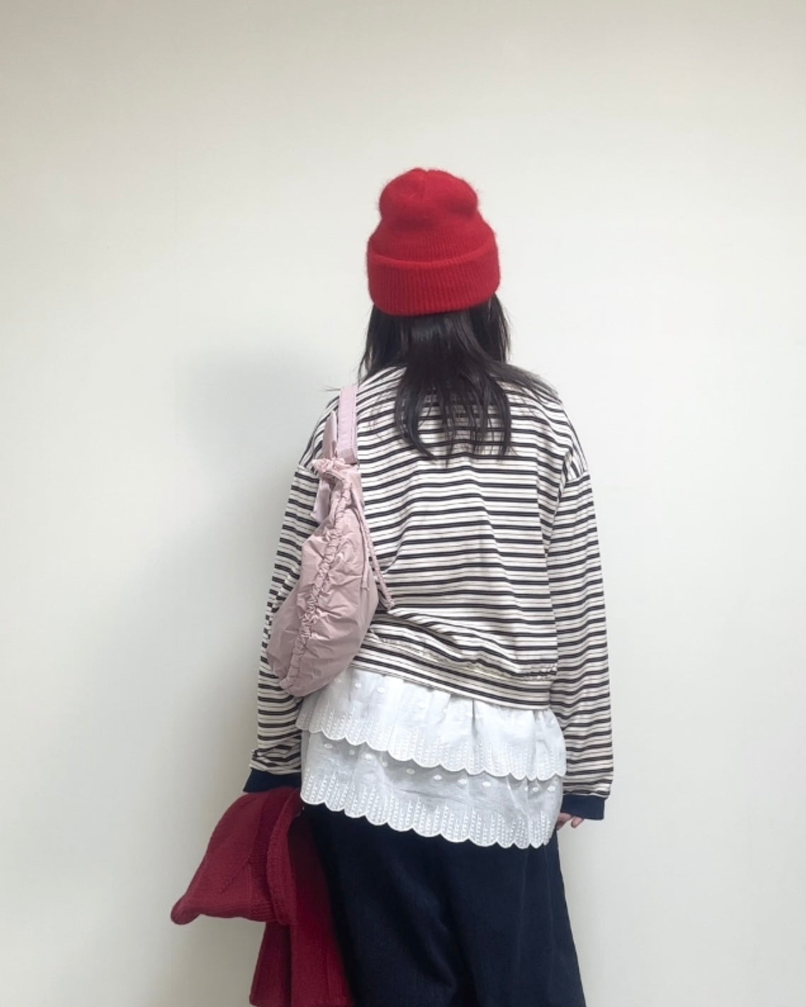 (預購)兔毛冷帽/紅