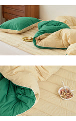 KIDS(綑邊撞色)無塵雲朵被/8色