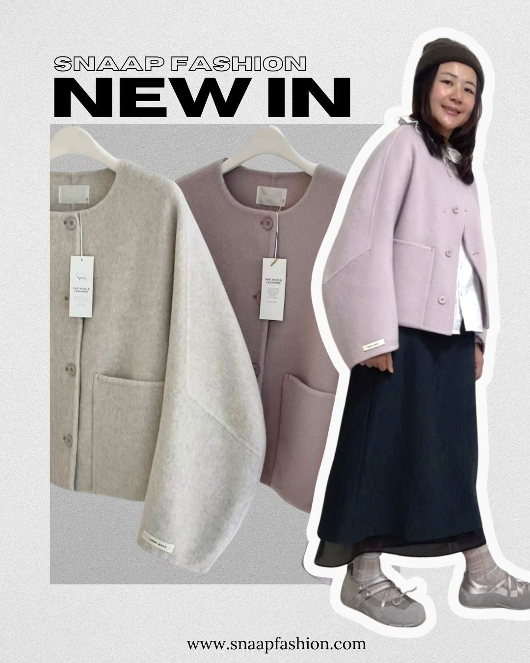 (預購)升級版Handmade Wool Jacket/櫻花