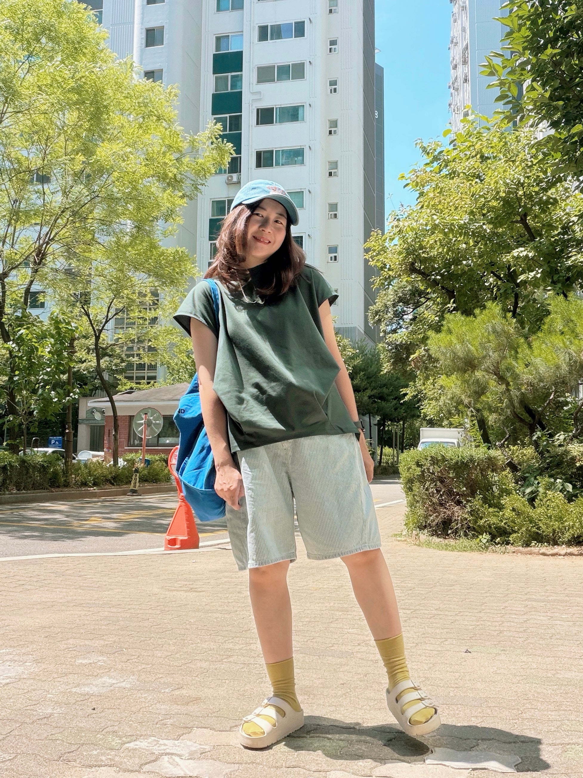 有型shopping bag/藍