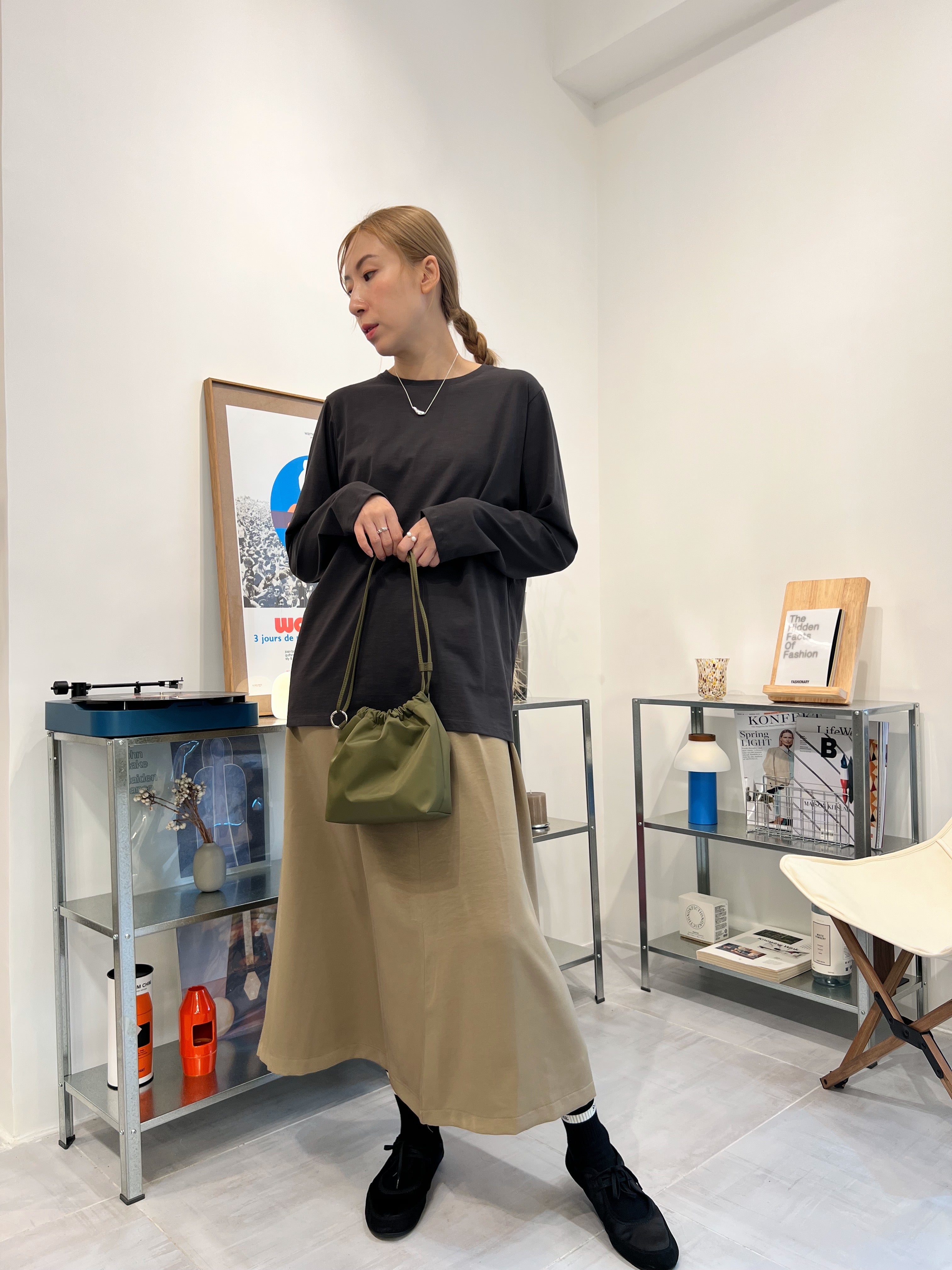 長身T-shirt/碳灰 (Copy)