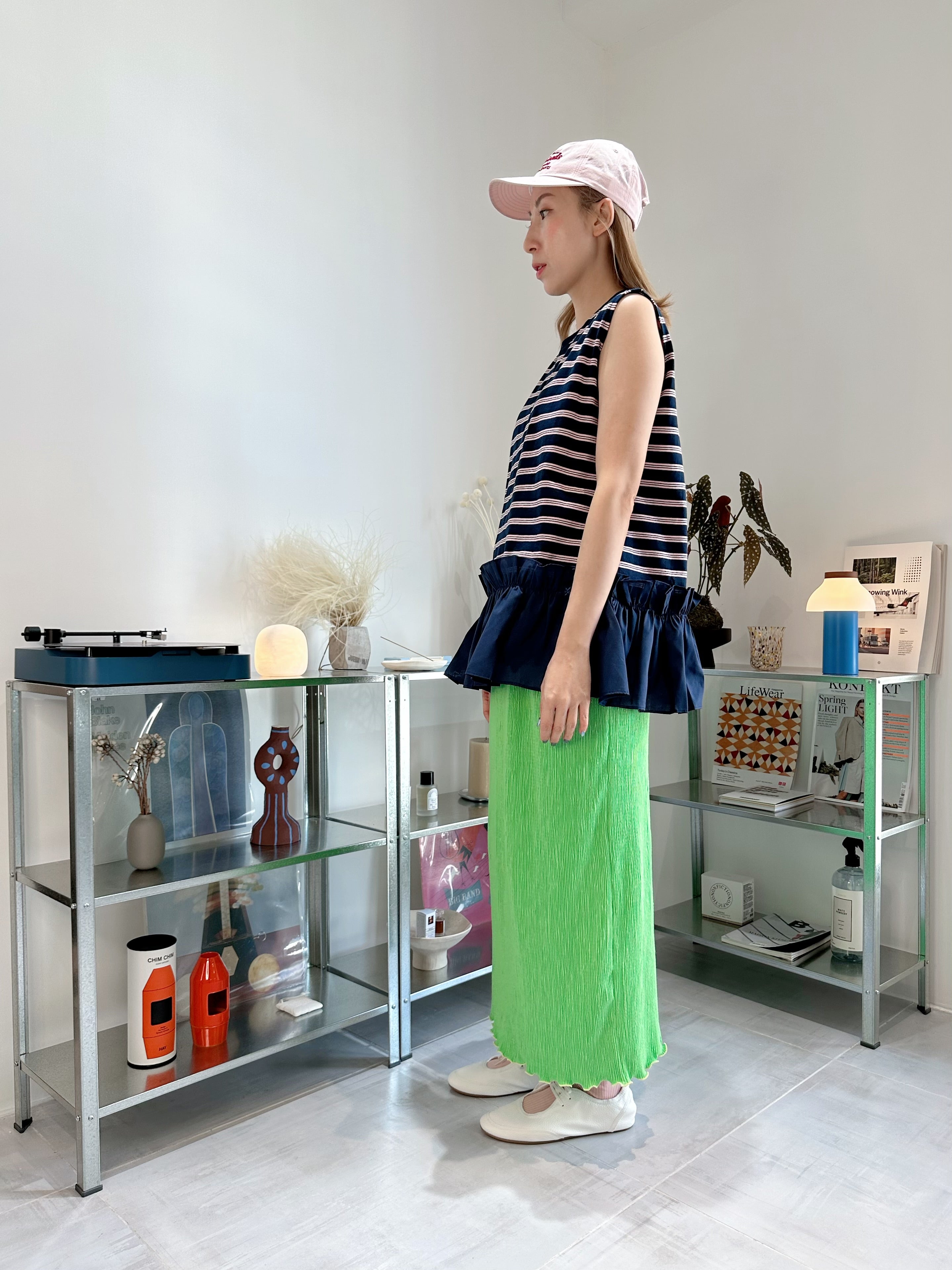 Basic繡字帽/粉紅