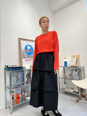 長身T-shirt/橙紅 (Copy)