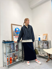 長身T-shirt/米白 (Copy)