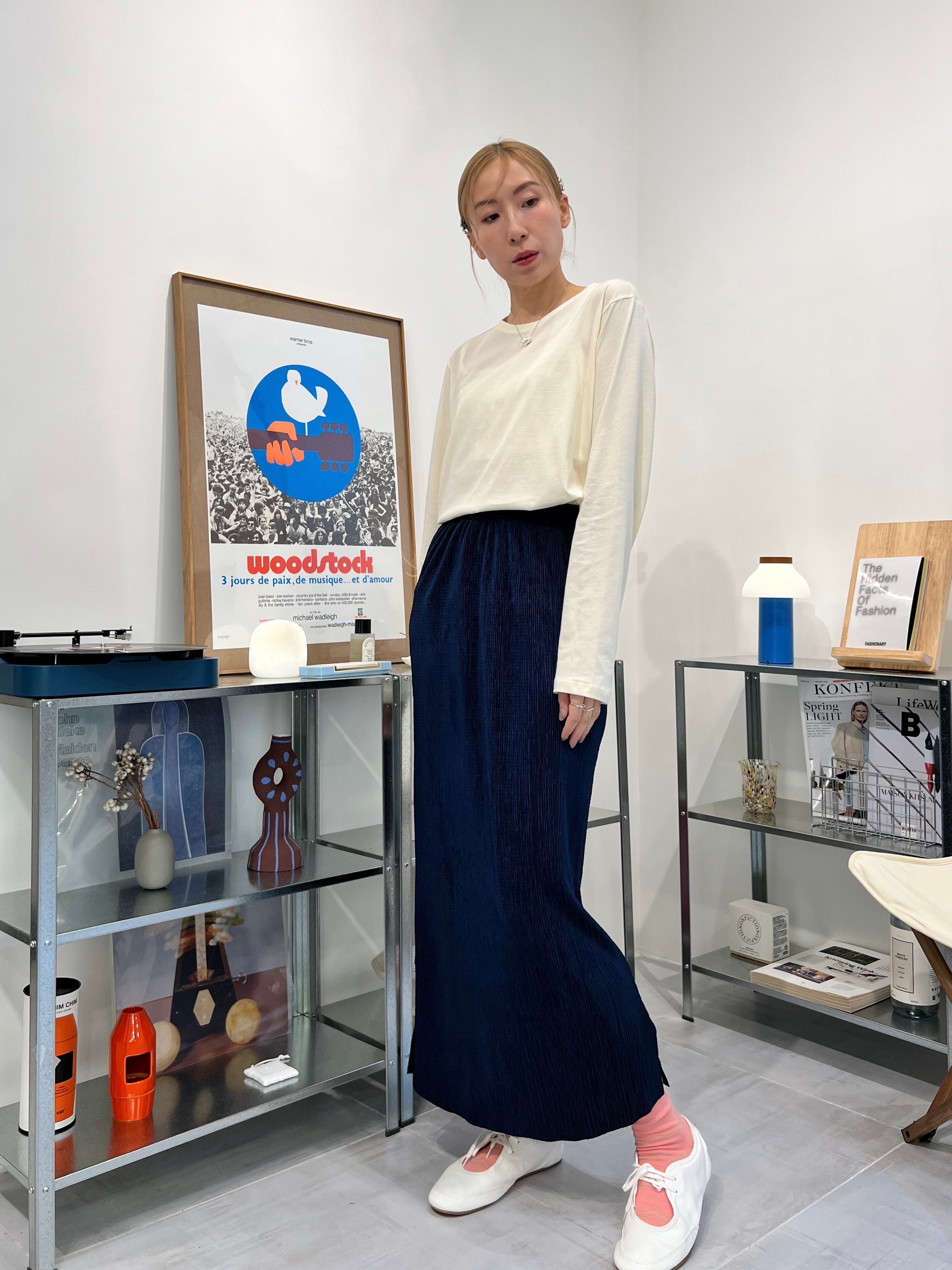 長身T-shirt/米白 (Copy)