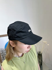 gloia繡字帽/黑