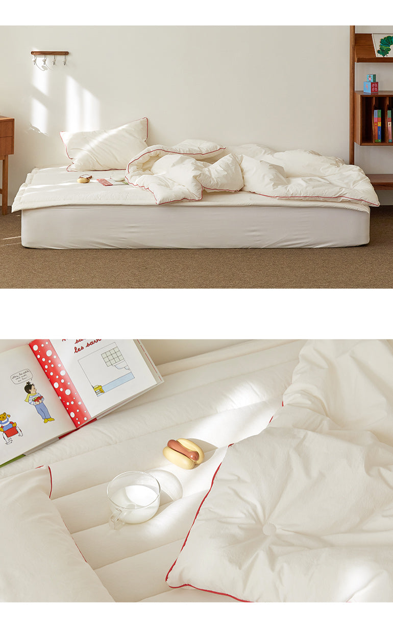 KIDS(綑邊撞色)無塵雲朵被/8色