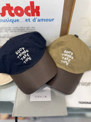 Good Things繡字cap帽/深藍