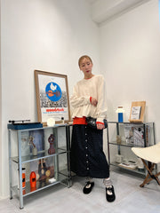 長身T-shirt/橙紅 (Copy)