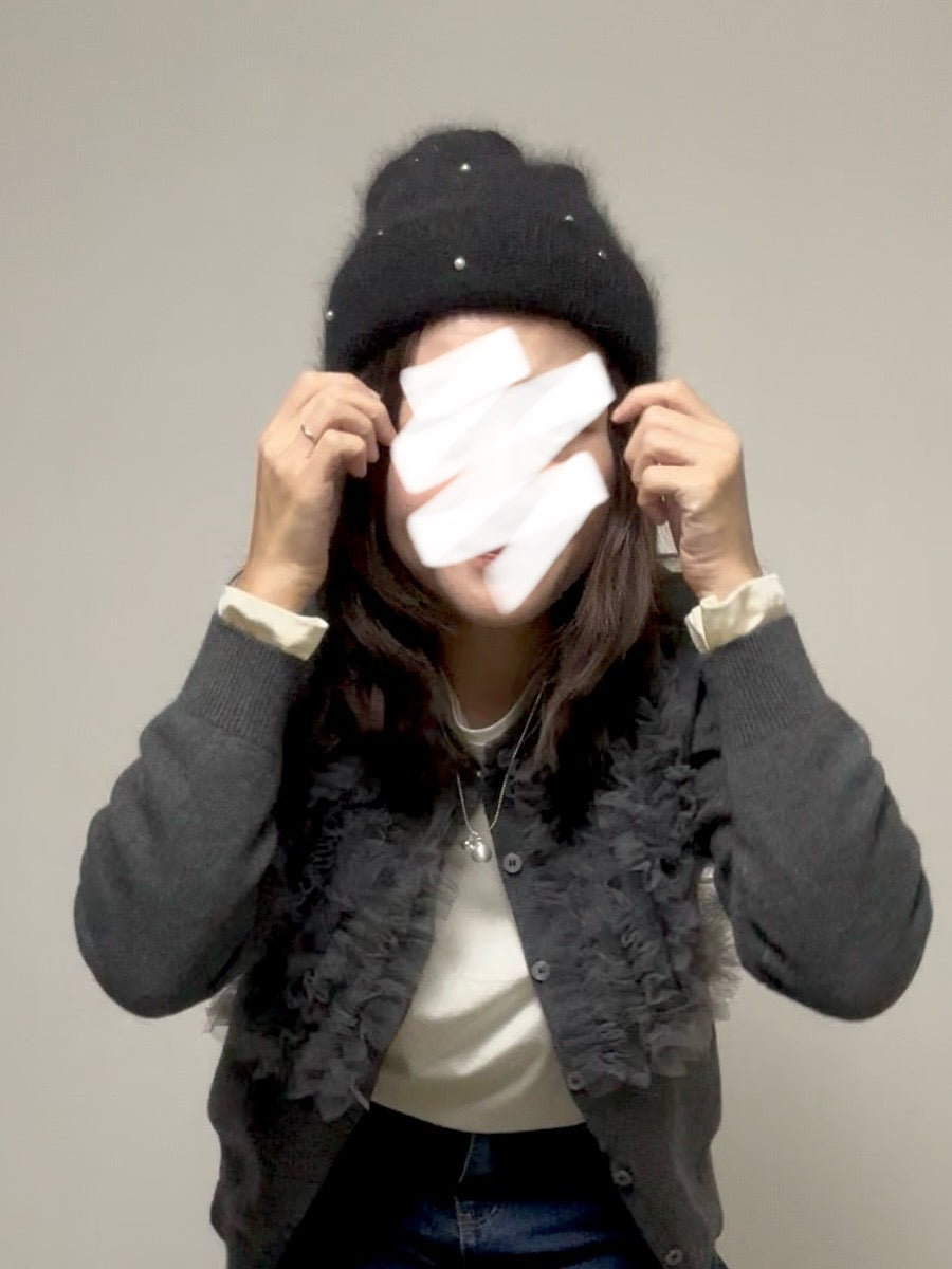 兩種珠珠冷帽/黑