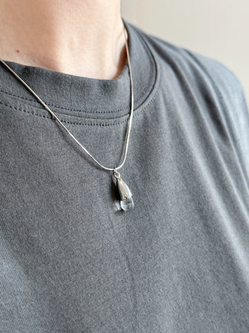 (訂貨：15工作天)水滴頸鏈