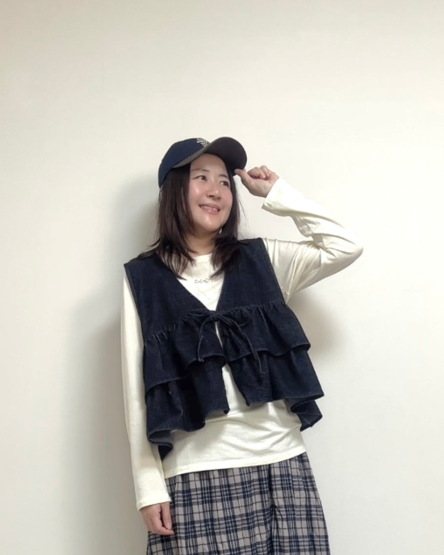 Good Things繡字cap帽/深藍