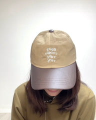 Good Things繡字cap帽/杏