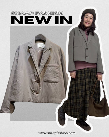 (預購)薄夾棉西裝褸/灰