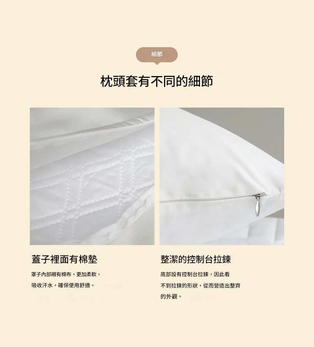 (圖案)無塵夾棉枕袋/8色
