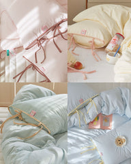 <無塵被袋+枕袋> Ribbon Cake -10色